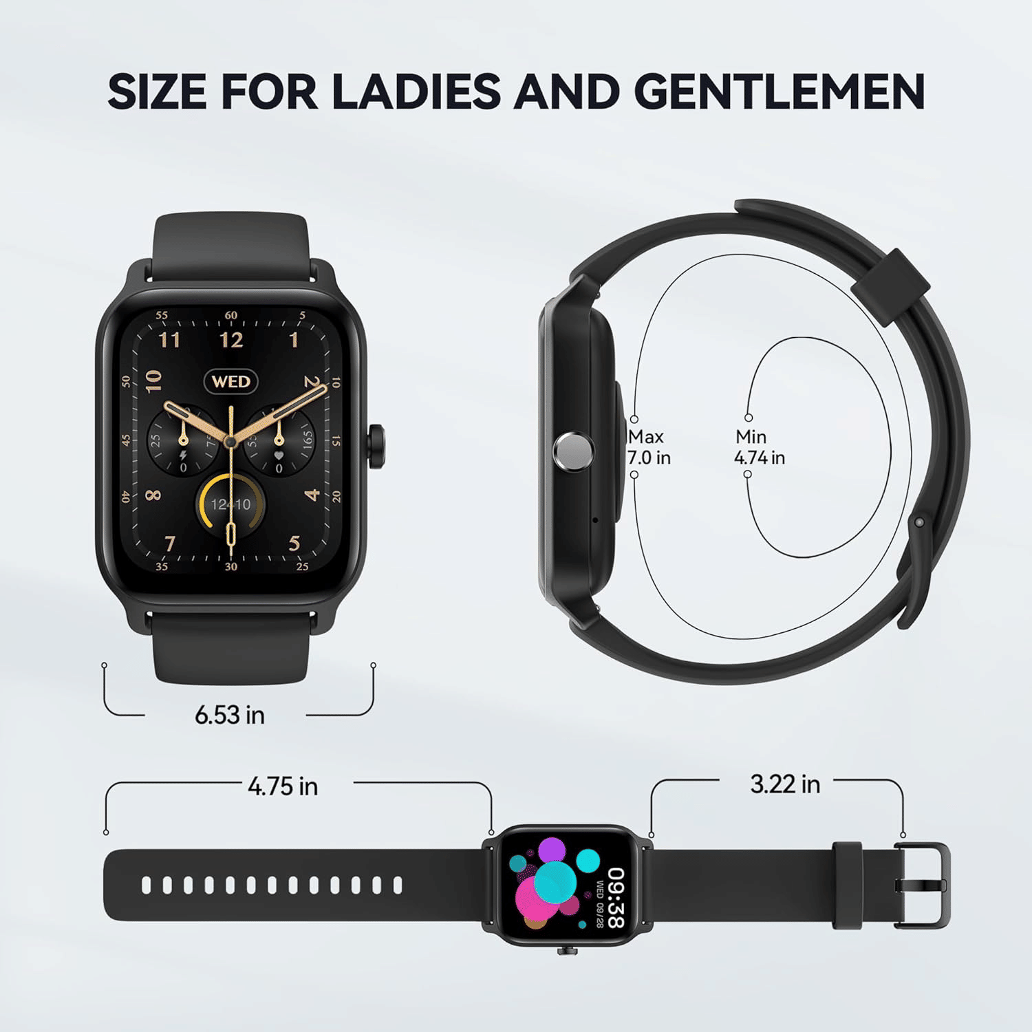 Smart Watch for Men(Answer/Make Call),Alexa Built-in,1.8"Fitness Tracker with Heart Rate Sleep SpO2 Monitor,100 Sport Mode,5ATM Waterproof,Activity Trackers and Smartwatches for iOS and Android Phones