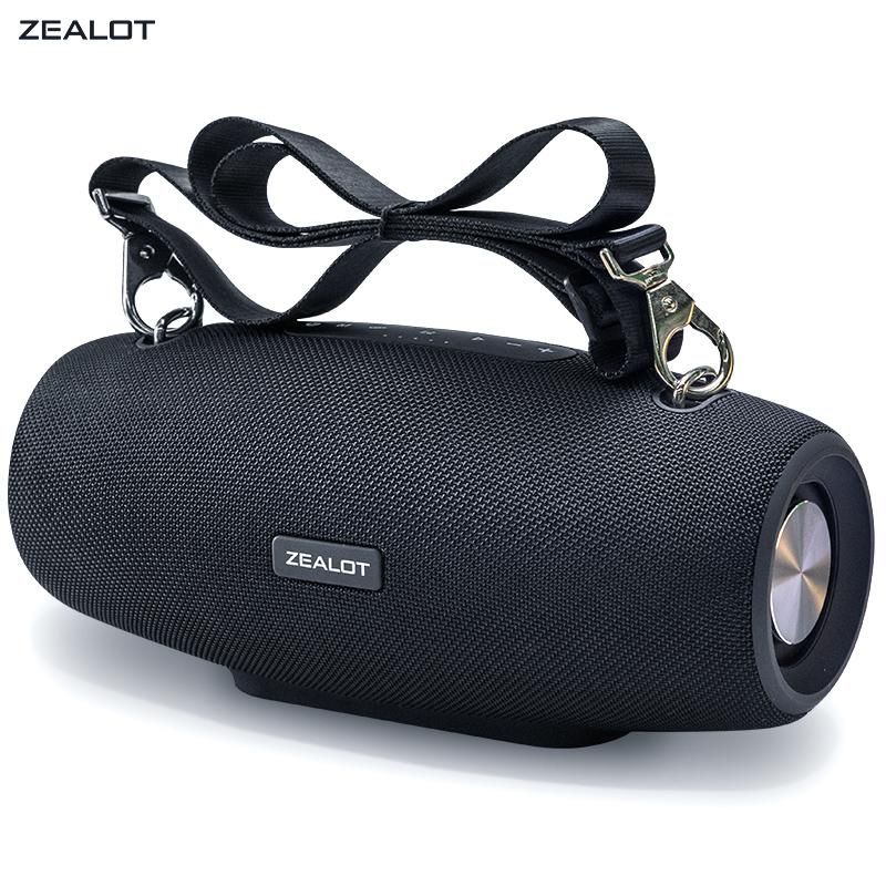 ZEALOT S67 60W Bluetooth Speaker, IPX4 Waterproof, 36H Playtime, 14400mAh Battery, Dual Pairing, Loud Stereo Sound, for Phone/Tablet/TV, Ideal for Birthday & Christmas